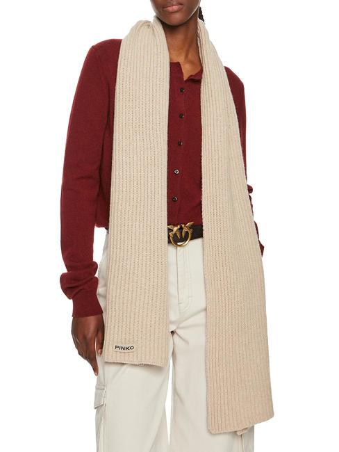 LYKOI  Wollschal Beige - Taupe - Schals