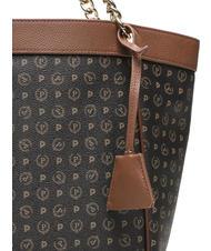 POLLINI HERITAGE Umh&auml;ngetasche, verwandelbar Schwarz Braun - Damentaschen - 3