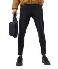 PIQUADRO BRIEF 2 G&uuml;rteltasche aus Leder und Stoff Blau - H&uuml;fttaschen - 4