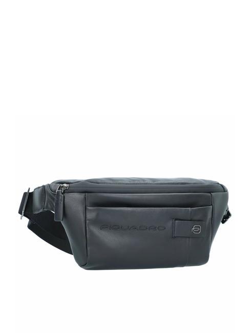 URBAN G&uuml;rteltasche aus Leder Schwarz - H&uuml;fttaschen