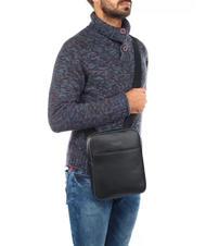 PIQUADRO CAMPIONARIO - DAVID Umh&auml;ngetasche aus Leder f&uuml;r iPad Schwarz - Umh&auml;ngetaschen Herren - 6