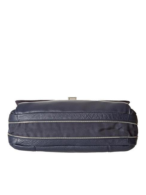 CAMPIONARIO - MODUS Leder-Laptop-Aktentasche 15" exp Blau - Arbeitstaschen