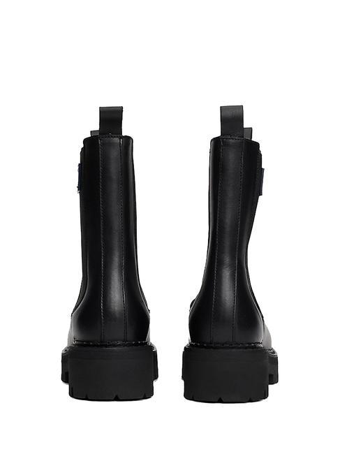 TOMMY JEANS Urban Chelsea Stiefeletten aus Leder SCHWARZ - Damenschuhe