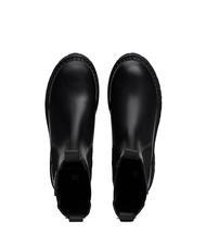 TOMMY HILFIGER TOMMY JEANS Urban Chelsea Stiefeletten aus Leder SCHWARZ - Damenschuhe - 4