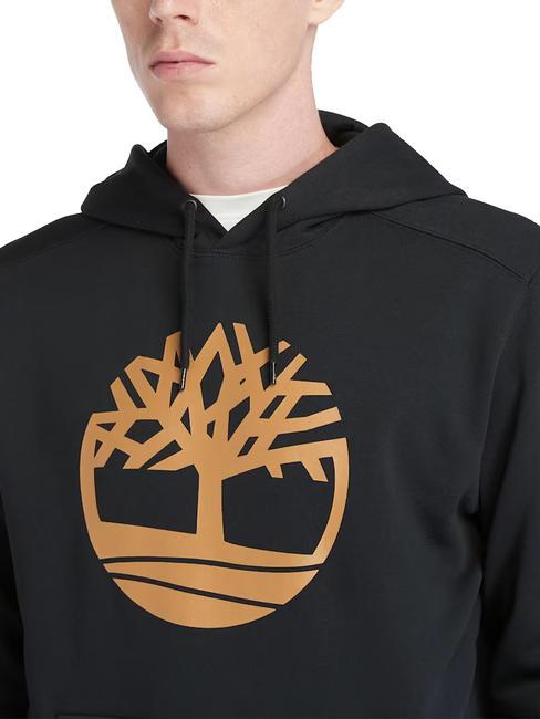 TREE LOGO Kapuzenpullover schwarz / weizenstiefel - Sweatshirts Herren