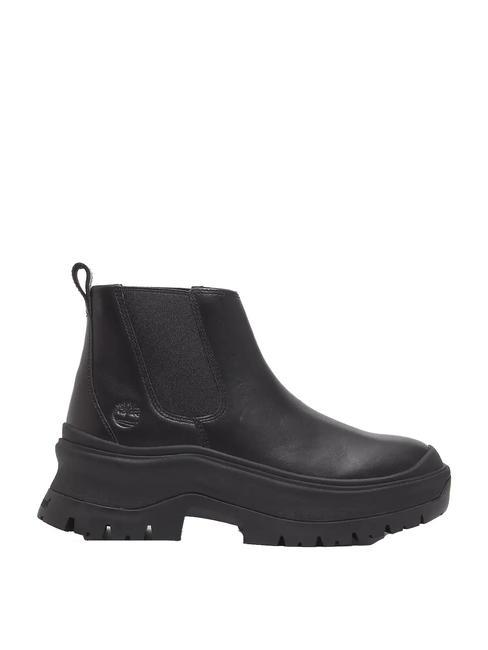 ROXIE LANE  Stiefeletten aus Leder schwarzes Vollkorn - Damenschuhe
