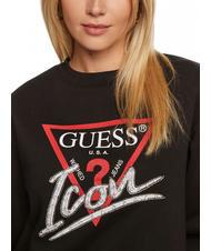 GUESS ICON Sweatshirt mit Rundhalsausschnitt jetbla - Sweatshirts Damen - 3