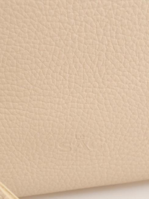 ROBERTA Dollar-Clutch aus Leder Milch - Damentaschen