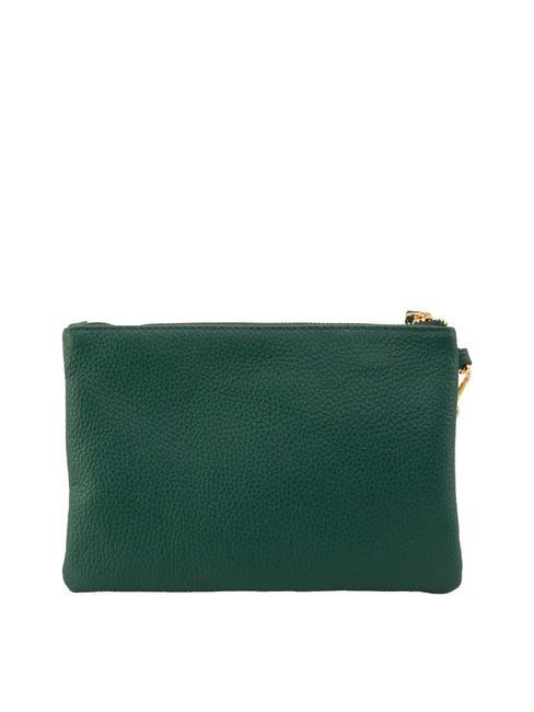 ROBERTA Dollar-Clutch aus Leder Pfau - Damentaschen