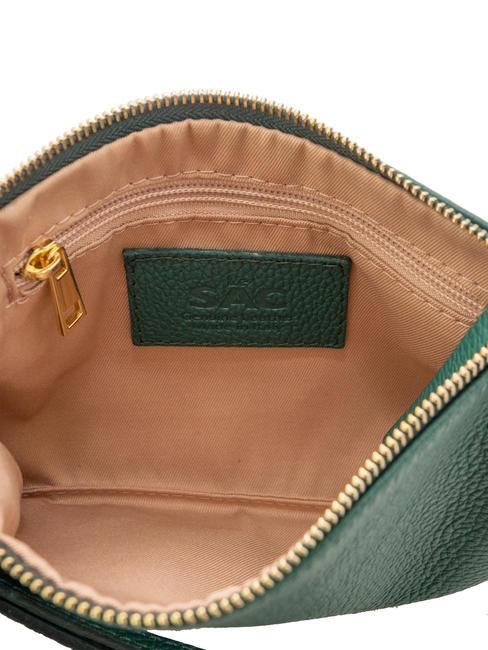 ROBERTA Dollar-Clutch aus Leder Pfau - Damentaschen