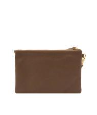 LESAC ROBERTA Dollar-Clutch aus Leder Taupe - Damentaschen - 3