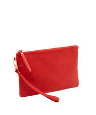 LESAC ROBERTA Dollar-Clutch aus Leder Rot - Damentaschen - 2