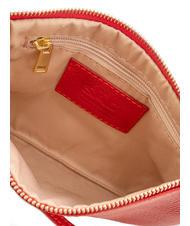LESAC ROBERTA Dollar-Clutch aus Leder Rot - Damentaschen - 6
