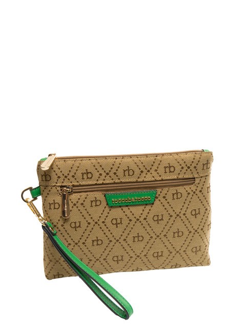 FRIDA Hand-Clutch Gr&uuml;n - Damentaschen