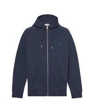 TIMBERLAND E-R BASIC Sweatshirt mit Rei&szlig;verschluss und Kapuze dunkler Saphir/dunkler Denim - Sweatshirts Herren - 4