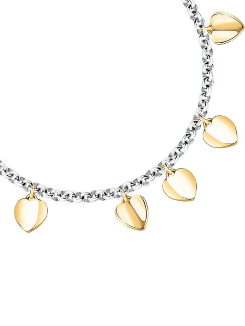 PAILETTES Armband mit Herzanh&auml;ngern SILBER - Armb&auml;nder