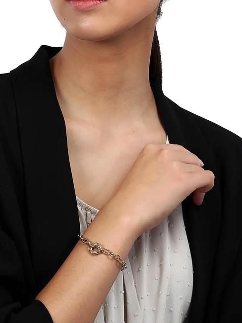 BAGLIORI Armband mit farbigen Kristallen Gold - Armb&auml;nder