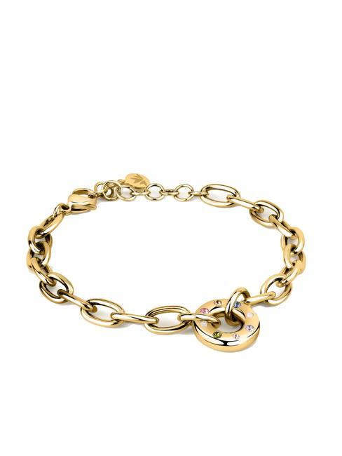 BAGLIORI Armband mit farbigen Kristallen Gold - Armb&auml;nder