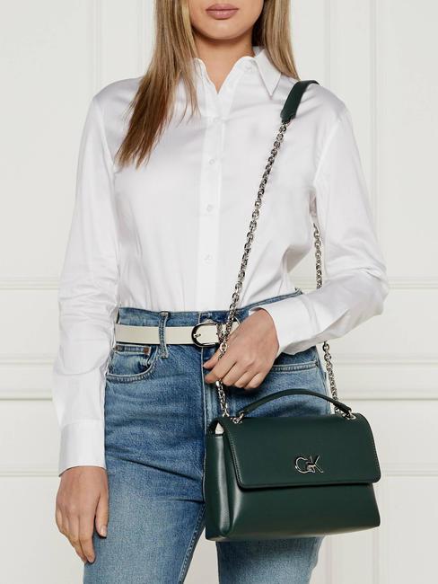 RE-LOCK  Schulter-/Umh&auml;ngetasche palmengr&uuml;n - Damentaschen