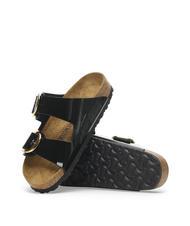BIRKENSTOCK ARIZONA BIG BUCKLE Lackpantoffel Schwarz - Damenschuhe - 6
