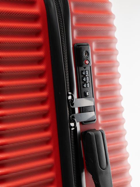 ADVENTURE Mittelgro&szlig;er Trolley Rot - Harte Trolleys