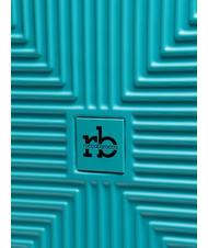 ROCCOBAROCCO ADVENTURE Mittelgro&szlig;er Trolley Surfblau - Harte Trolleys - 7