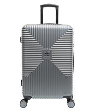 ROCCOBAROCCO ADVENTURE Set mit 3 Kabinentrolleys, mittelgro&szlig;, gro&szlig; mittelgrau - Trolleyset - 3