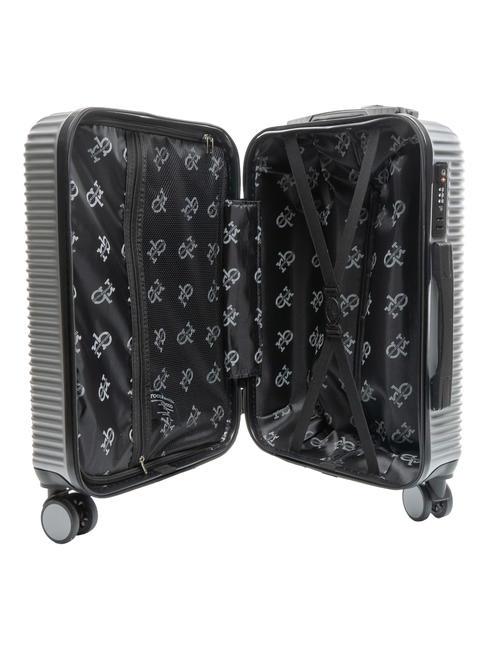 ADVENTURE Set mit 3 Kabinentrolleys, mittelgro&szlig;, gro&szlig; mittelgrau - Trolleyset