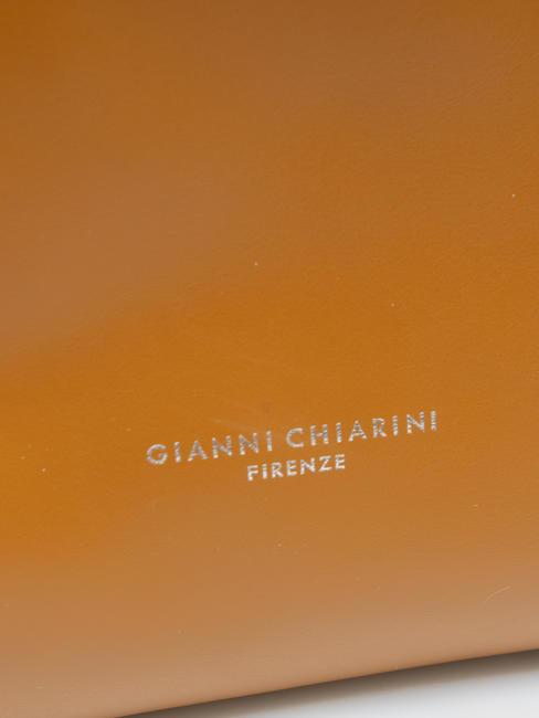 ORIGAMI Handtasche mit Schultergurt aus Leder br&auml;unen - Damentaschen