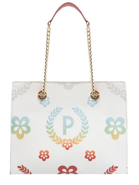 HERITAGE Einkaufstasche mit Allover-Print SCHWARZE FUCHSIE - Damentaschen