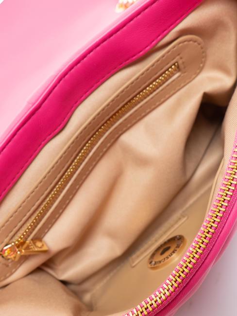 ROMANTIC Convertible Schulter-/Umh&auml;ngetasche Fuchsie - Damentaschen