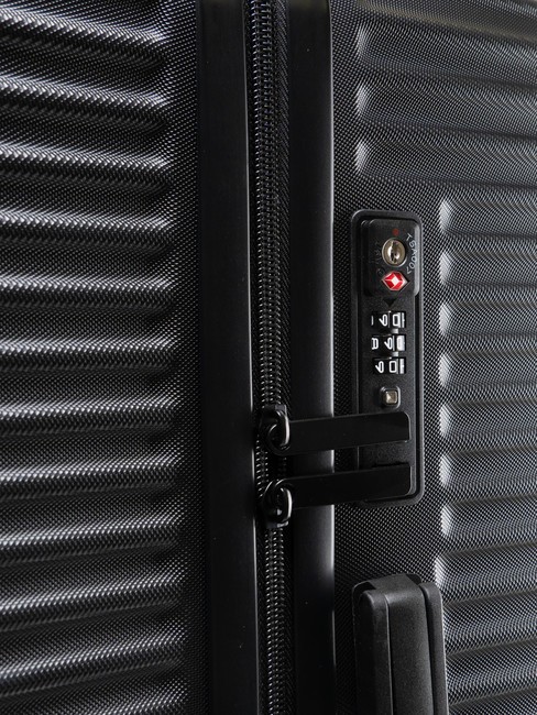 ADVENTURE Gro&szlig;er Trolley Schwarz - Harte Trolleys