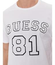 GUESS 81 PATCH Baumwoll-T-Shirt purwei&szlig; - Herren-T-Shirts - 3