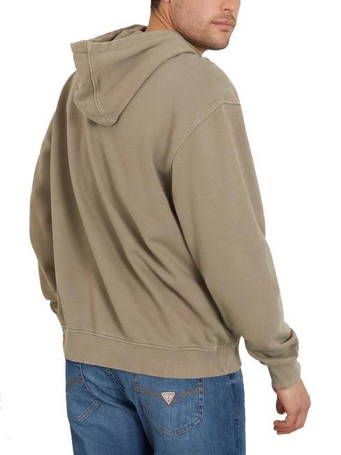 FINCH TERRY Oversize-Sweatshirt mit Tasche und Kapuze Schiefer Taupe Multi - Sweatshirts Herren