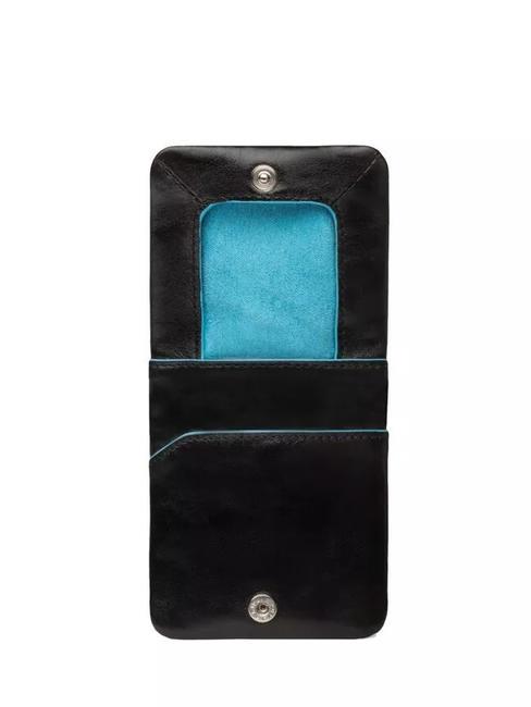 BLUE SQUARE Geldb&ouml;rse aus Leder Schwarz - Brieftaschen Herren