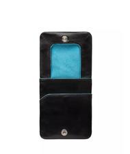 PIQUADRO BLUE SQUARE Geldb&ouml;rse aus Leder Schwarz - Brieftaschen Herren - 2
