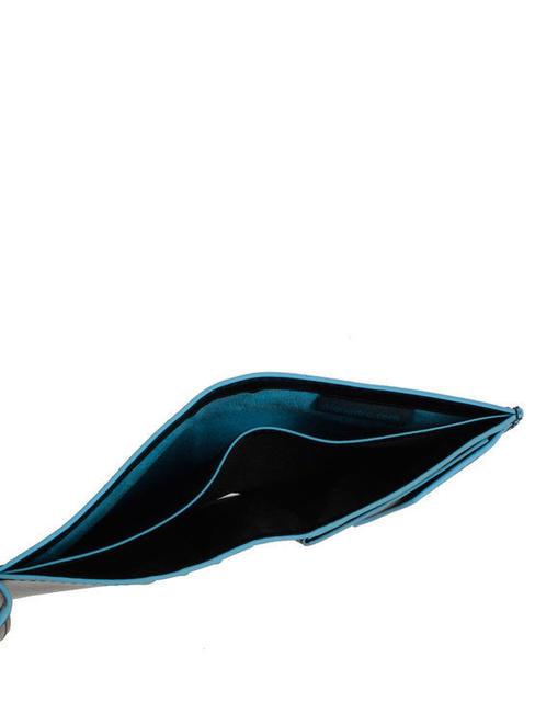 BLUE SQUARE  Lederbrieftasche mit metallischem Logo Schwarz - Brieftaschen Herren