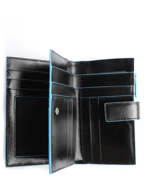Portafoglio Linie BLUE SQUARE, aus Leder, mit Geldb&ouml;rse Schwarz - Brieftaschen Damen
