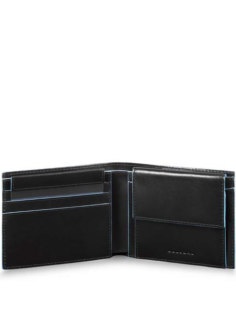 BLUE SQUARE  Mittelgro&szlig;e Lederbrieftasche Schwarz - Brieftaschen Herren