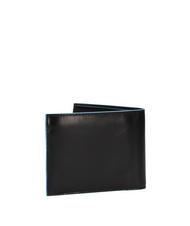 PIQUADRO BLUE SQUARE  Mittelgro&szlig;e Lederbrieftasche Schwarz - Brieftaschen Herren - 3