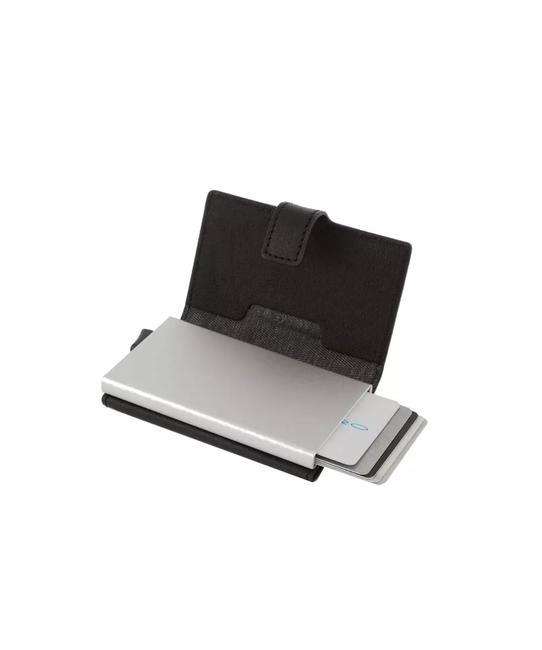 BLACK SQUARE Kartenhalter aus Leder Schwarz - Brieftaschen Herren