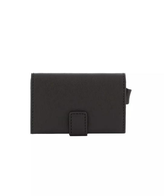 BLACK SQUARE Kartenhalter aus Leder Schwarz - Brieftaschen Herren