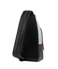 PIQUADRO URBAN One-Shoulder-Tasche aus Leder grau schwarz - PC-Rucks&auml;cke - 2