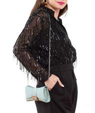 FURLA METROPOLIS Mini-Umh&auml;ngetasche aus Stoff Zephyr - Damentaschen - 7