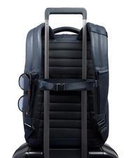 PIQUADRO HEDLEY 14-Zoll-Laptop-Rucksack aus Leder Blau - PC-Rucks&auml;cke - 3