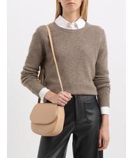 COCCINELLE CHERRY Mini-Schultertasche aus Leder getoastet - Damentaschen - 4