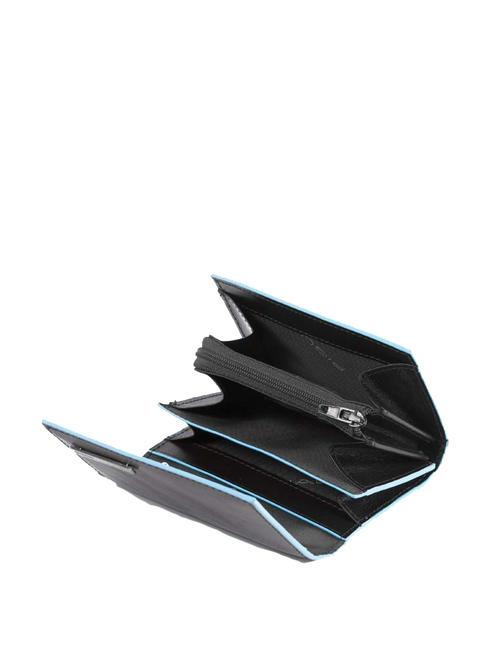 PIQUADRO Kompakte Brieftasche aus Leder Schwarz - Brieftaschen Herren