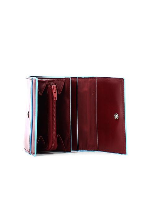 PIQUADRO Kompakte Brieftasche aus Leder Rot - Brieftaschen Herren