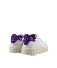 LOVE MOSCHINO HEART 45 Ledersneaker wei&szlig;/iris - Damenschuhe - 4