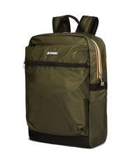 KWAY LAON Nylonrucksack gr&uuml;n schw&auml;rzlich - Rucks&auml;cke f&uuml;r Schule &amp; Freizeit - 2